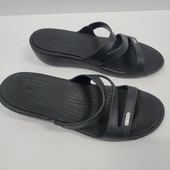Crocs Patricia Wedge Sandals W11 - Picture 2 of 11
